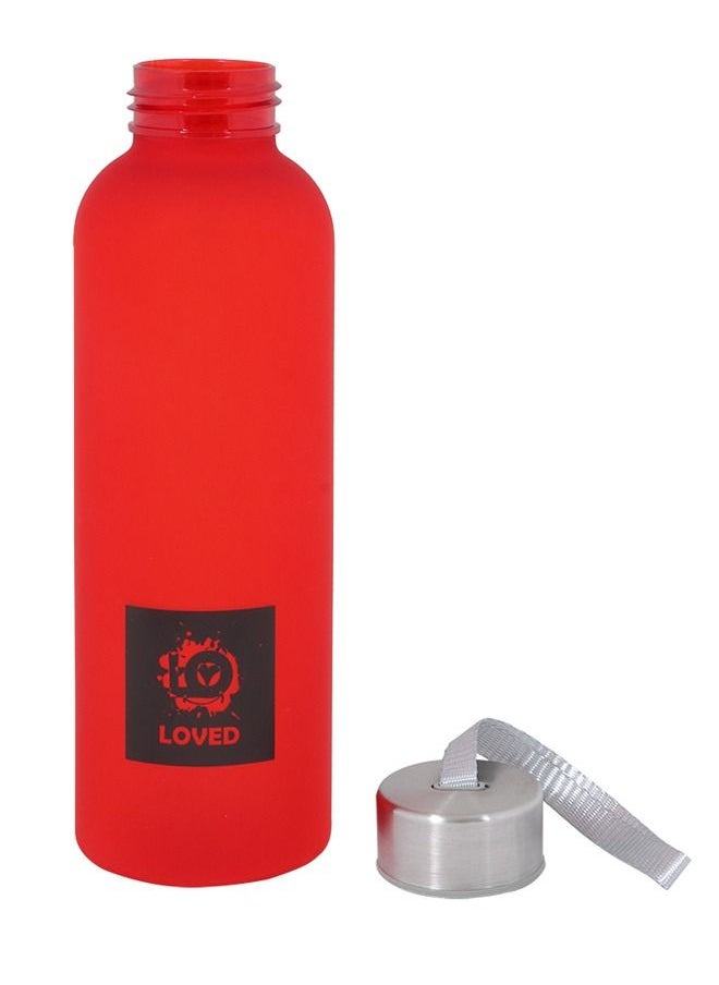 Biggdesign Biggdesign Moods Up Love Water Bottle 580 ML Red  - Image 3