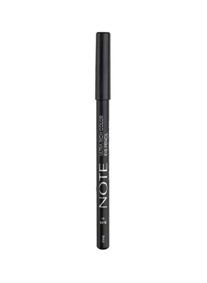 Note - Note Ultra Rich Color Eye Pencil 01- Black - Image 1