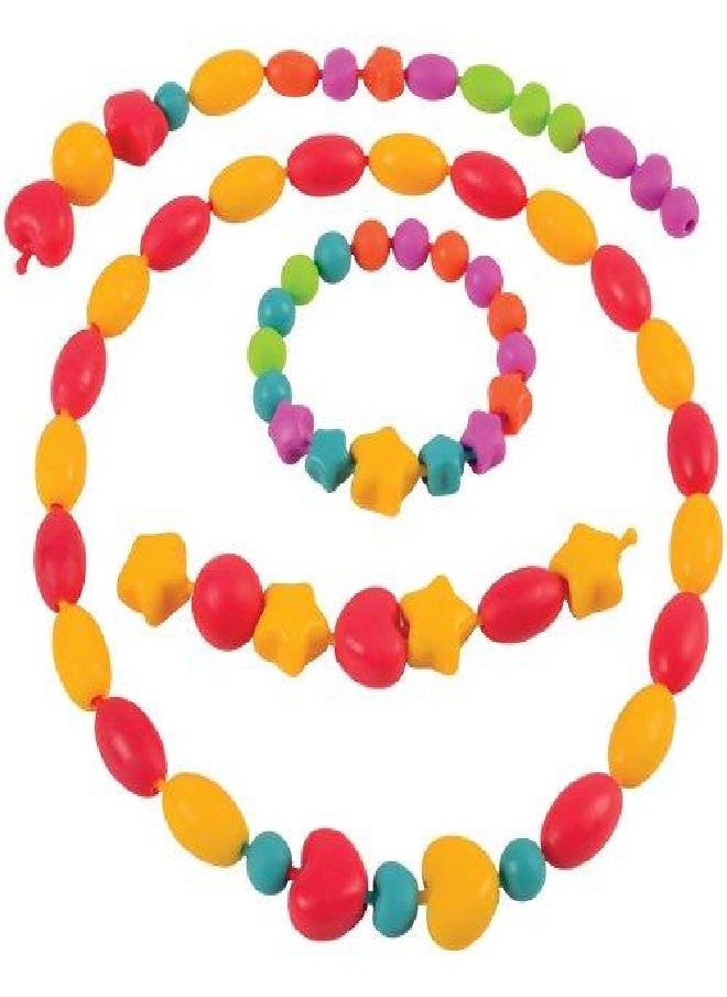 Constructive Playthings Constructive Playthings 464 pc. Pop Bead Set for Patterning, Color Recognition or Jewelry for Ages 3 Years and Up  - Image 2