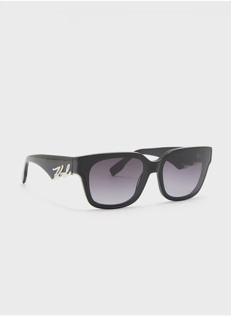 كارل لاغرفيلد Modified Rectangle Sunglasses