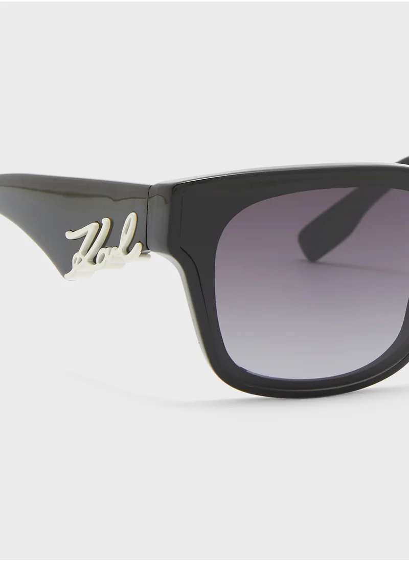 Karl Lagerfeld Modified Rectangle Sunglasses