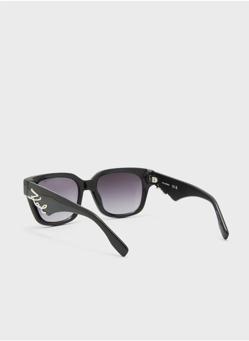 Karl Lagerfeld Modified Rectangle Sunglasses