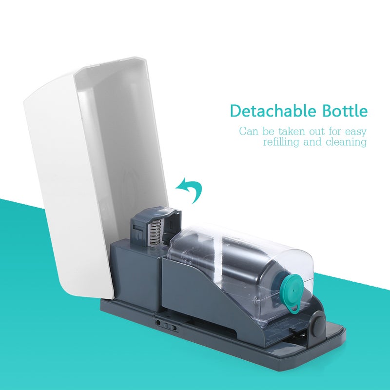 CHUANGDIAN 1000ml Automatic Spray Type Soap Dispenser Rinse-free Dispensers Wall-mounted or Standing with Infrared Sensor No-touch Thin Liquid Holder Large Capacity - Image 2