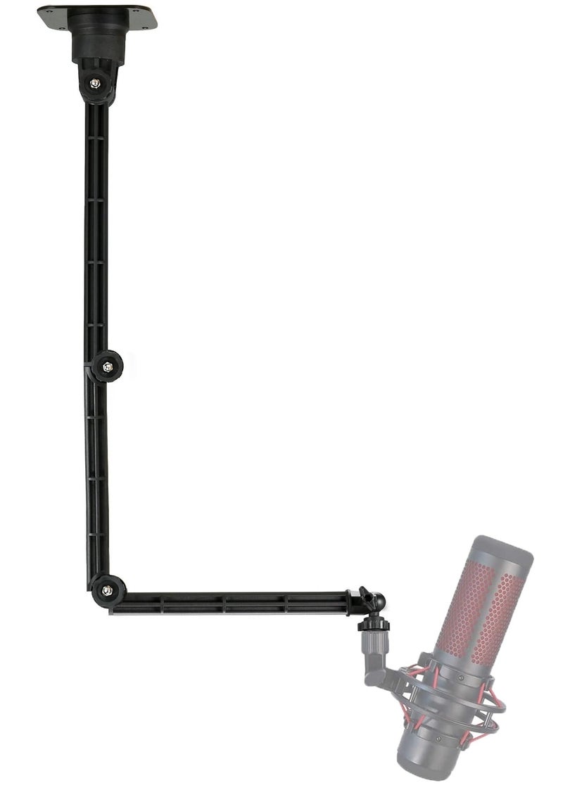 AceTaken Microphone Wall Mount, Ceiling Holder Stand compatible with Blue Yeti X Nano Snowball and Shure HyperX Razer Microphones - Image 2