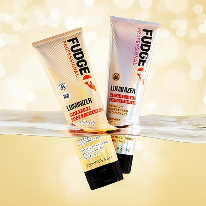 Fudge Professional Luminizer Moisture Boost Shampoo Locks in Colour Instant Shine 48 Hour Hydration Sulfate Free 250 ml - Image 2