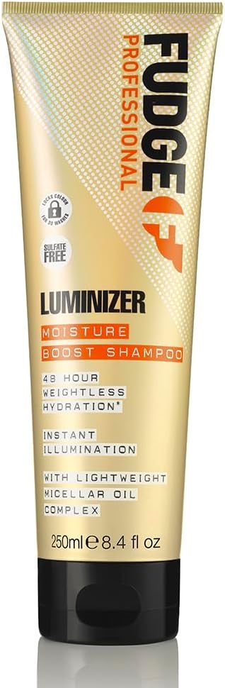 Fudge Professional Luminizer Moisture Boost Shampoo Locks in Colour Instant Shine 48 Hour Hydration Sulfate Free 250 ml - Image 1