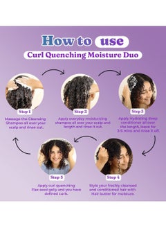 Fix My Curls Fix My Curls Curl Quenching Moisture Styling Bundle For Curly And Wavy Hair 50gm Each Pack of 2  - Image 2