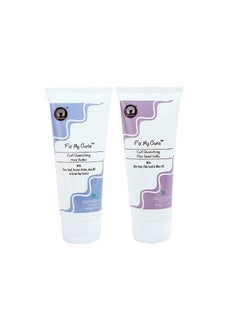 Fix My Curls Fix My Curls Curl Quenching Moisture Styling Bundle For Curly And Wavy Hair 50gm Each Pack of 2  - Image 1