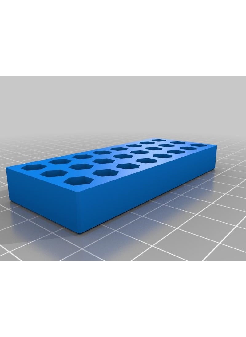 Epm3d Mk8 6mm 24 Slot Nozzle Holder - 3x8 Plastic Apparatus  - Image 1