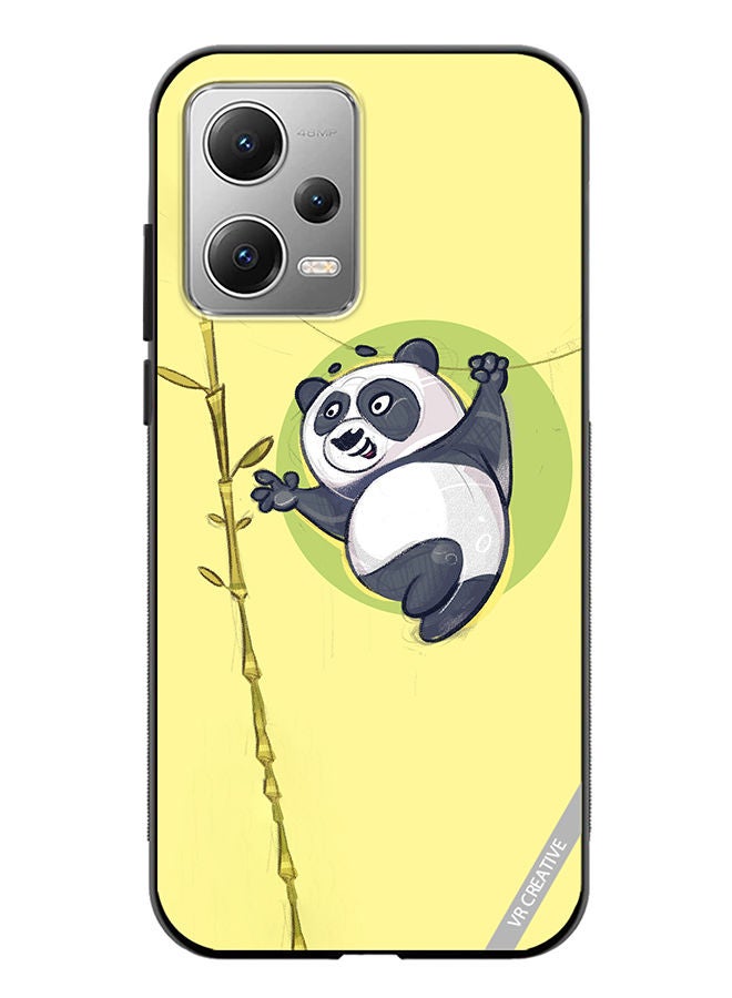 VR CREATIVE Protective Case Cover For Xiaomi Redmi Note 12 Fun Panda Design Multicolour - Image 1