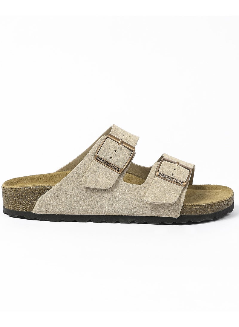 Arizona Soft Footbed-Sand colour suede