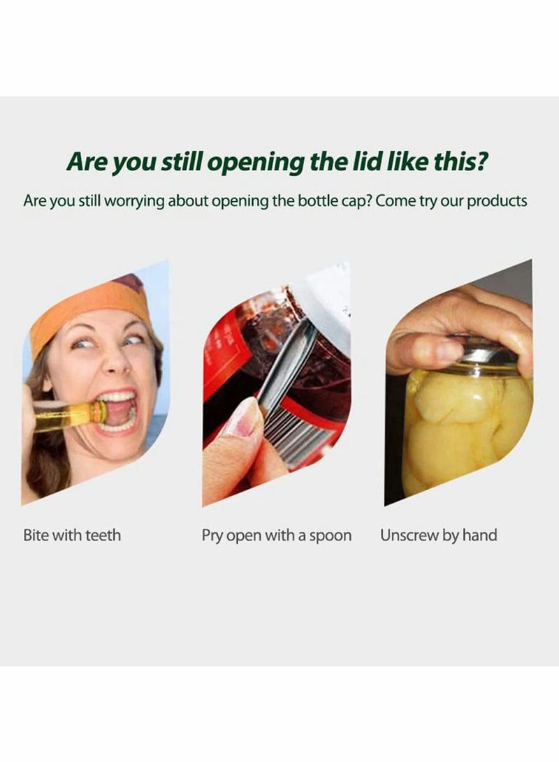 Excefore Master Opener, Adjustable Jar and Bottle Opener, Stainless Steel Jar Lid Gripper  - Image 3