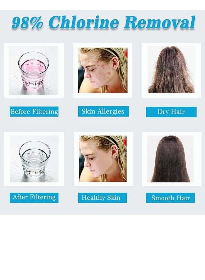 اترجسز تنقية المياه دش - فيتامين ( ج ) دش مرشحات المياه الصلبة ، فلاتر لرأس دش لرواسب الفلور والكلور ، وتنقية رأس دش فلتر ، يساعد على تجفيف الجلد وفقدان الشعر ( الليمون ) - Image 3