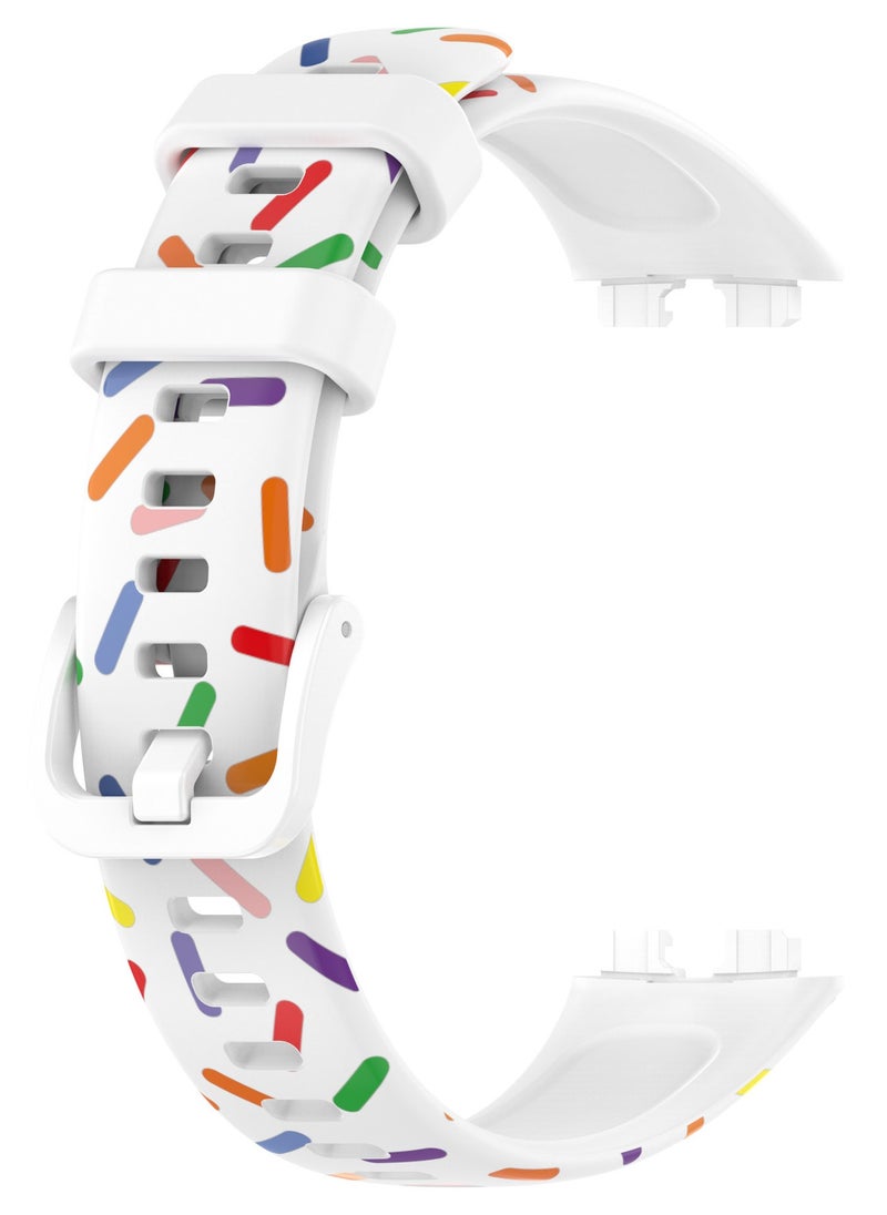 HW - 4Pcs Silicone Watchband For Huawei Band 8 Huawei Band 9 Strap SmartWatch WristbandBracelet Wriststrap Sport Replacement - Image 1