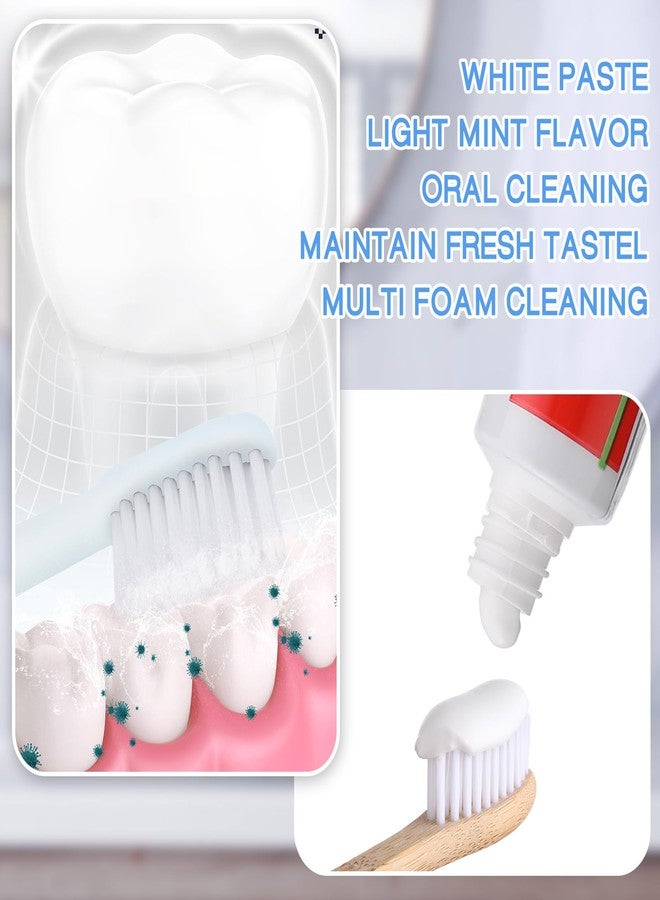 Dimsile Mini Toothpaste Bulk Travel Size 0.35oz for Bad Breath, Helps Freshens Breath, Whitens Teeth Regular Disposable Mint Toothpaste for Home Hotel Office Camping - Image 3