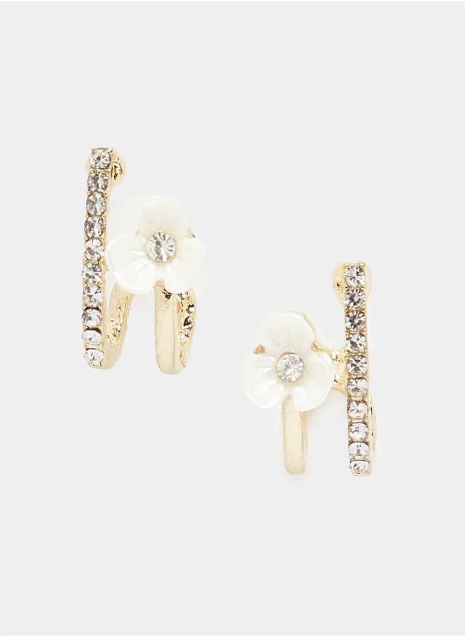 Styli Floral Design Earrings