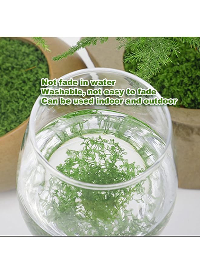 erorex Green Moss For Crafts Artificial Moss Potted Plants Decorative Moss For Table Centerpieces Wedding Fairy Party Decor Faux Moss For Indoor Planters Diy Project - Image 3