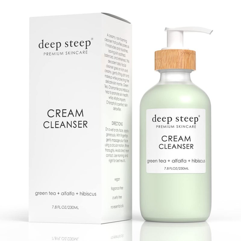 Deep Steep Skin Care Line Face Cleansers Cream Cleanser 78 oz