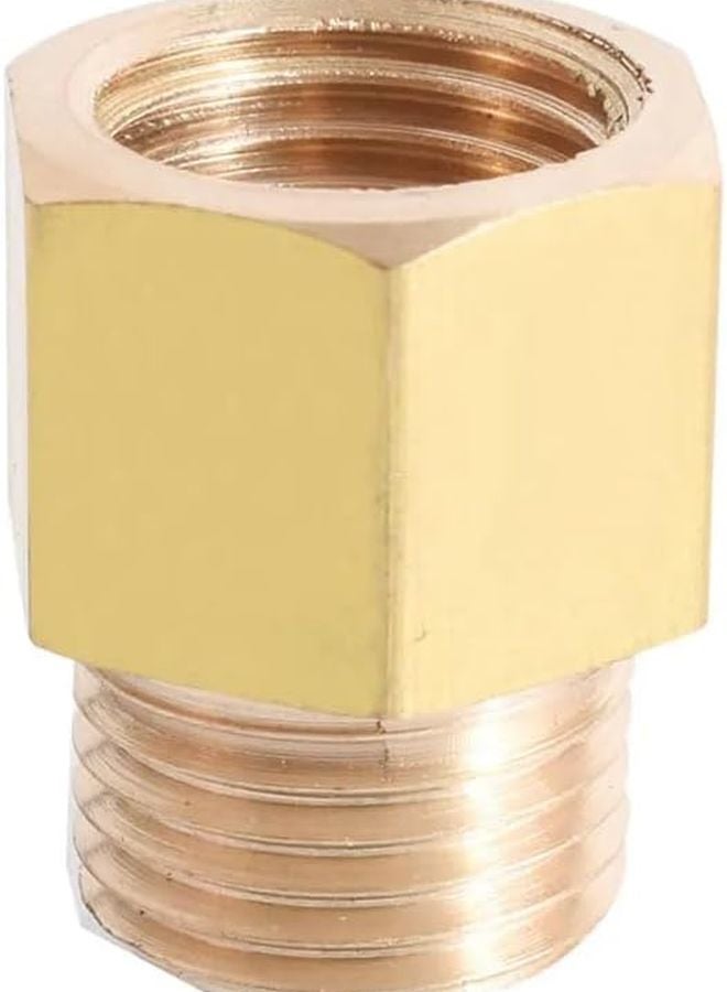 مُقَلِّص نحاسي، قطعة توصيل، موصل، محول، من أنثى إلى ذكر، 1/4 BSP، M18x1.5، لمقياس الضغط - Image 5