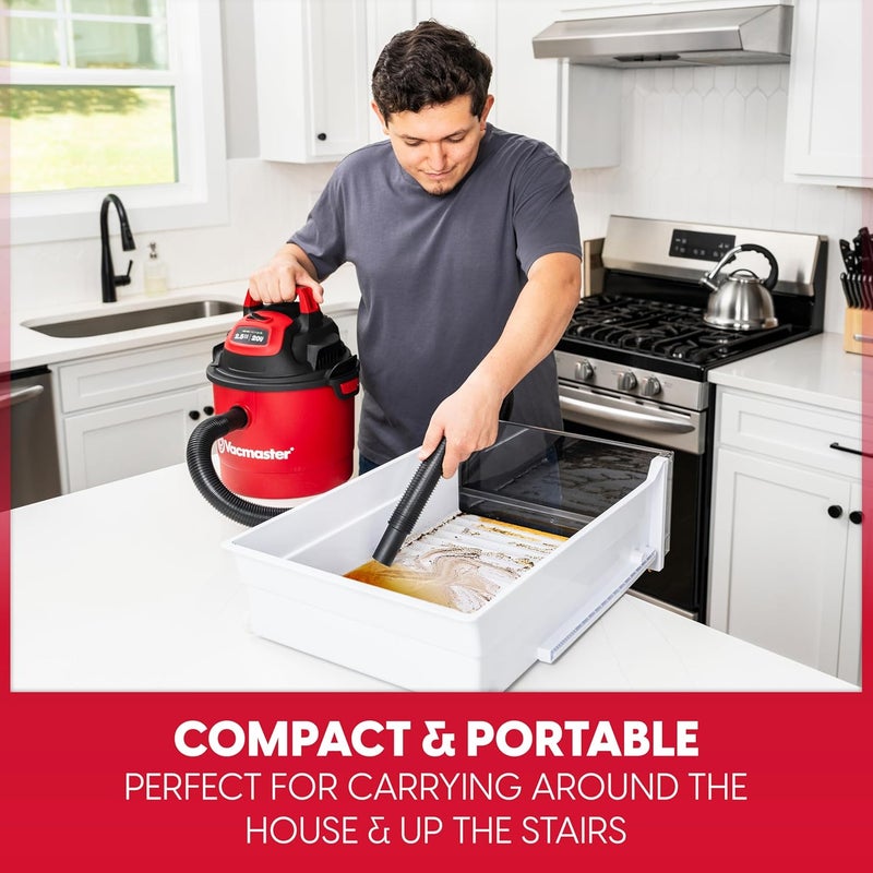 Vacmaster 2.5-Gallon 20V Cordless Wet/Dry Vac - DVOM202P 1101 - Image 5