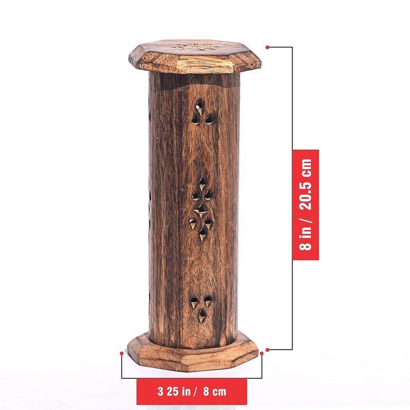 Pure Source India Wooden Incense Stick HolderAgarbatti BoxCone HolderIncense Sticks Case Works as a Storage Case as Well as Holder - Image 3