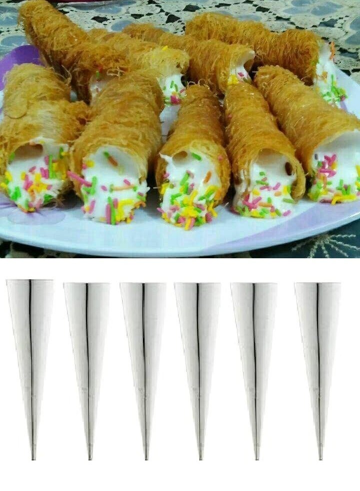 Dessert Non-stick cone for making Kunafa and pastries - 6 pieces  - Image 3
