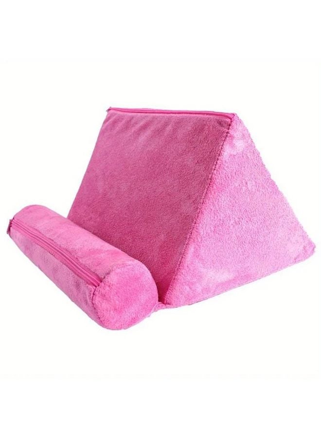 Pink Tablet Holder G Shaped Pillow Stand For Reading Watching In Bed Car - Image 1