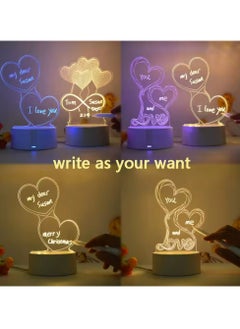 Generic LED 3D Lamp:Gift for Every Occasion - Valentines, Thanksgiving, Eid, Back to School & More! Illuminate with Love.  - Image 3