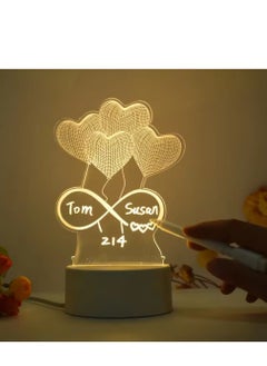 Generic LED 3D Lamp:Gift for Every Occasion - Valentines, Thanksgiving, Eid, Back to School & More! Illuminate with Love.  - Image 2