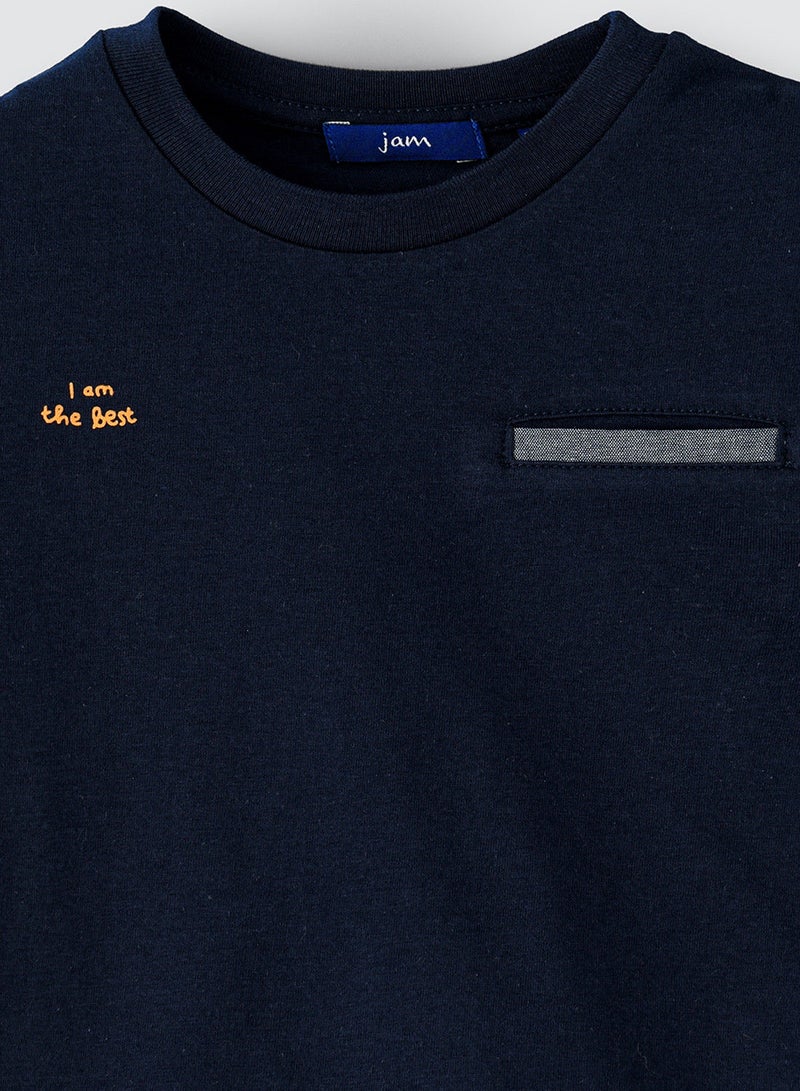 JAM Round neck s/slv knit t-shirt - Image 3