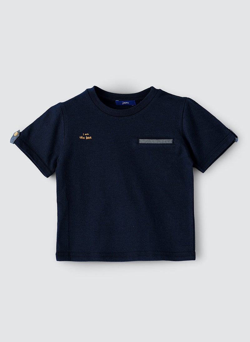 JAM Round neck s/slv knit t-shirt - Image 1