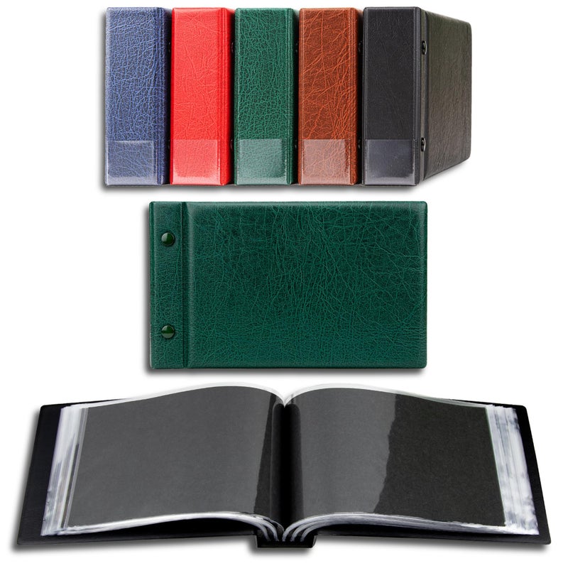 Prophila Collection Prophila Small Album for 100 Postcards and Letters up to 190 x 125 mm Green - Image 2