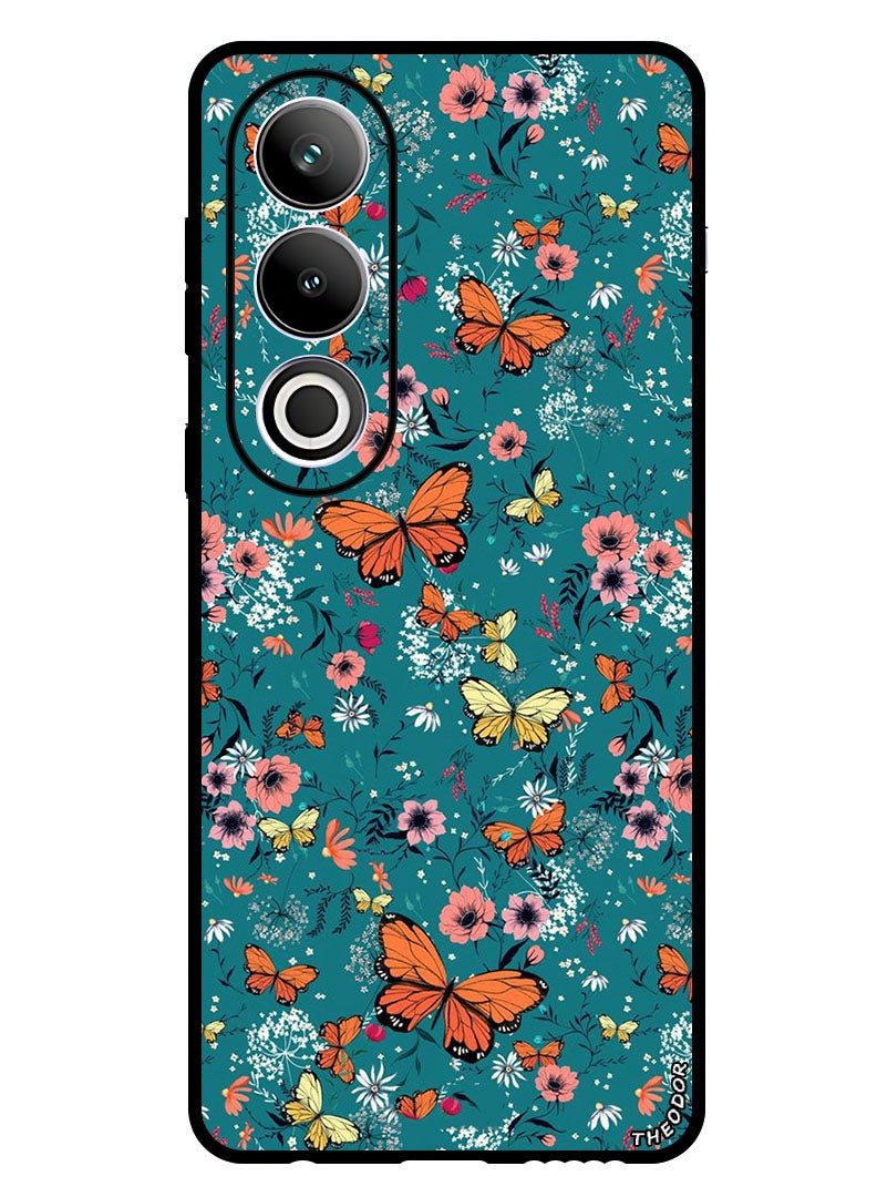 Theodor Protective Case Anti Scratch Shock Proof Bumper Cover For OnePlus Ace 3V Butt Flowers - Image 1
