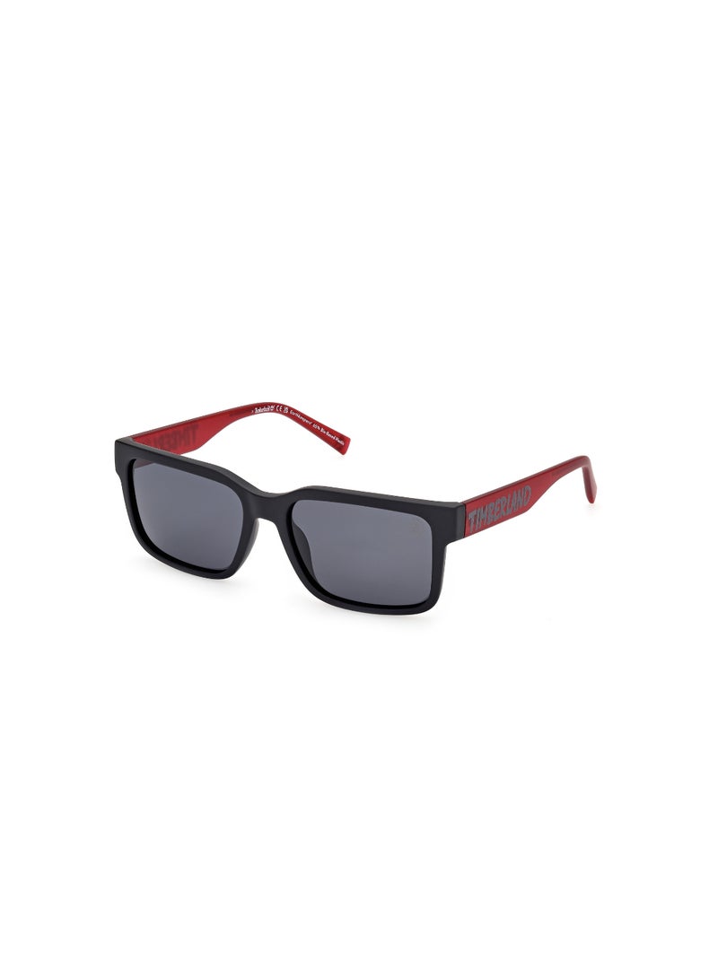 Timberland نظارات شمسية كاملة الإطار مستطيلة للمراهقين الأولاد Tb0001202D54 - Image 1