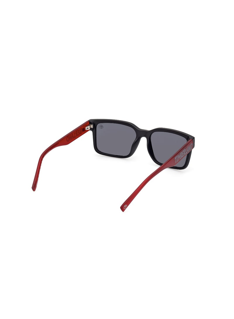Timberland نظارات شمسية كاملة الإطار مستطيلة للمراهقين الأولاد Tb0001202D54 - Image 5