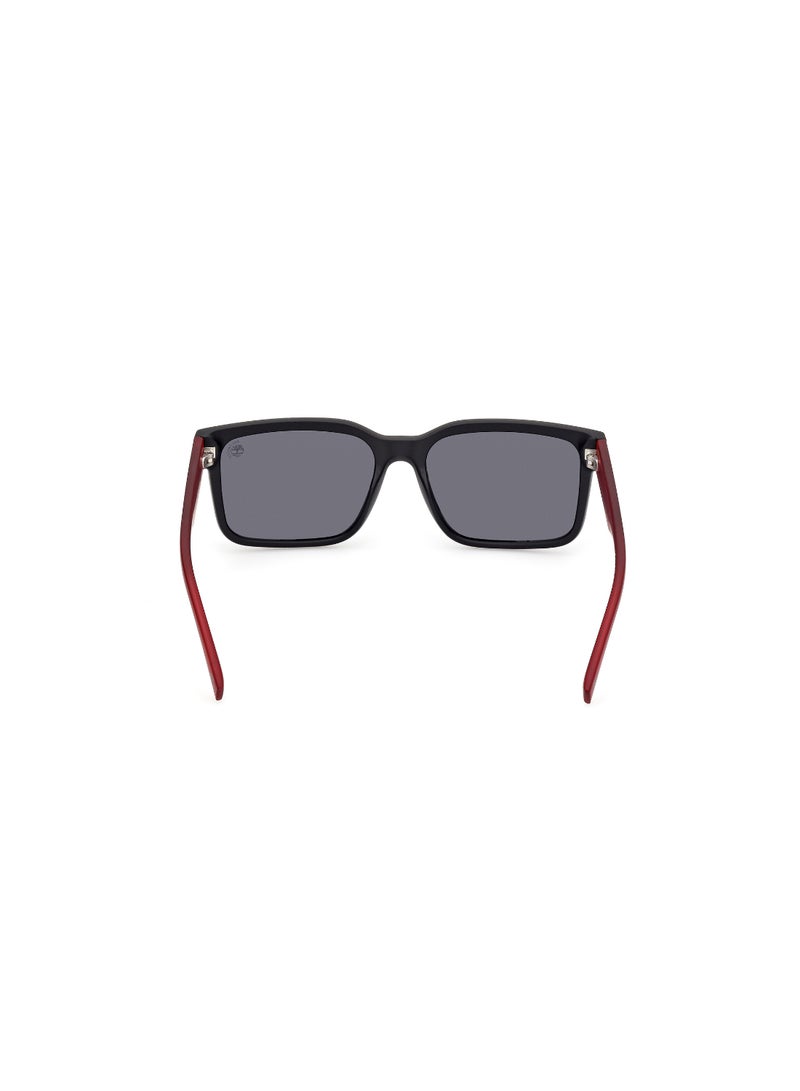 Timberland نظارات شمسية كاملة الإطار مستطيلة للمراهقين الأولاد Tb0001202D54 - Image 4