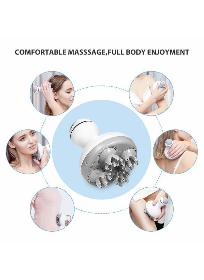 COMFIER - Electric Cordless Hair Scalp Massager with Kneading 84 Massage Nodes, Handheld Portable Head Scratcher Massager for Hair Growth, Deep Clean and Stress Relax, Gifts for Men Dad - Image 1