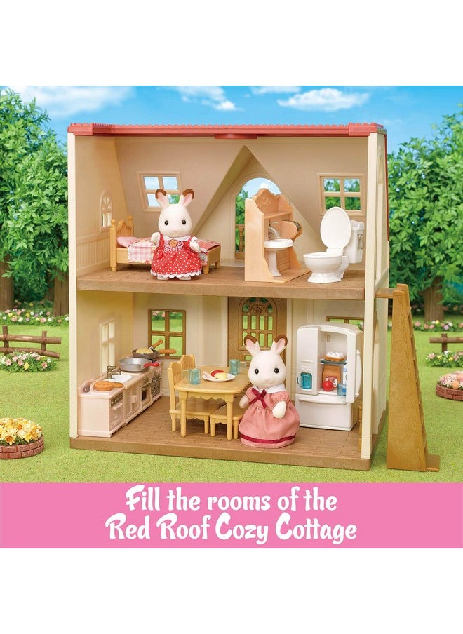 Calico Critters Calico Critters Playful Starter Furniture Set - Toy Dollhouse Furniture and Accessories Set with Collectible Figure Included  - Image 3