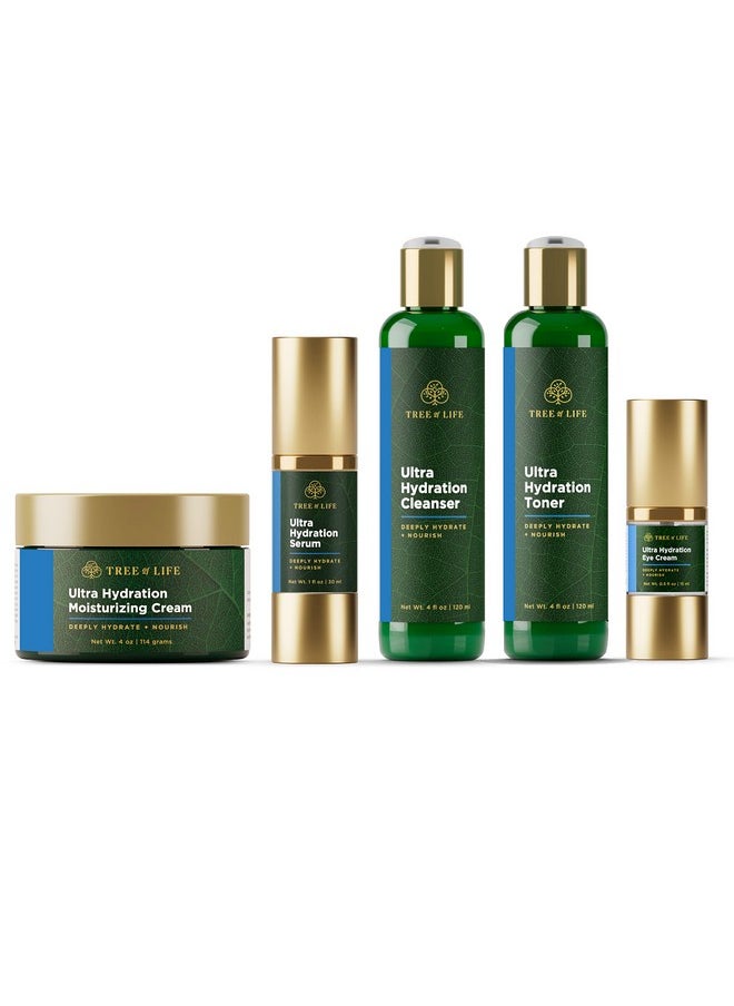 Tree of Life Beauty Tree Of Life Hydrating Antiaging Moisturizing Complete Regimen Includes Face Cleanser (4 Fl Oz) Toner (4 Fl Oz) Serum (1 Fl Oz) Face And Body Cream (4 Oz) And Eye Cream (0.5 Fl Oz)  - Image 2