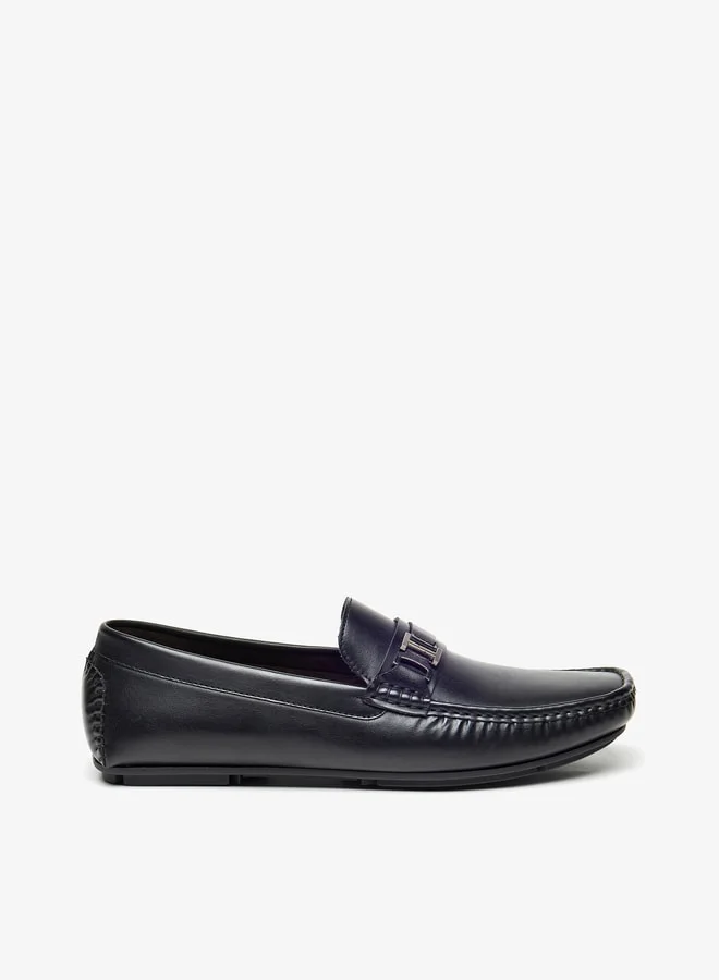ال بي ال من شو اكسبرس Men's Solid Slip-On Moccasins