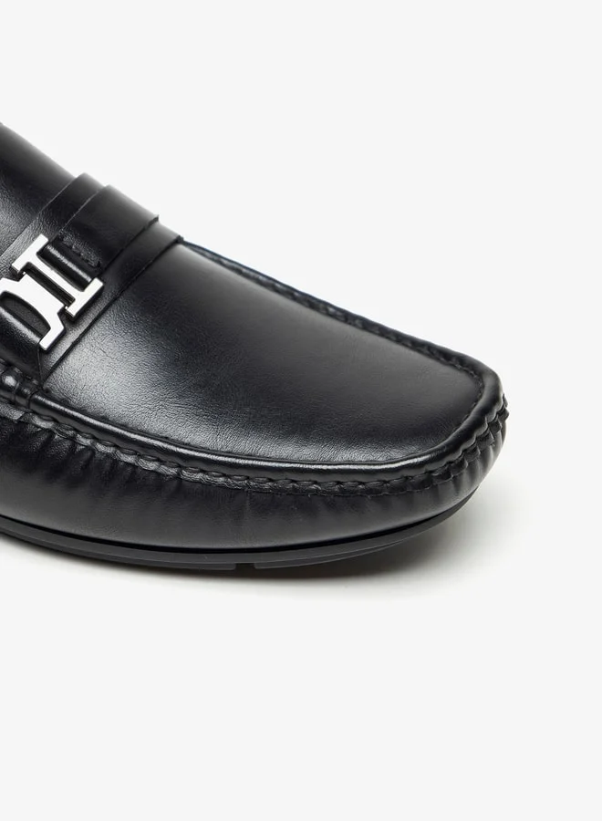ال بي ال من شو اكسبرس Men's Solid Slip-On Moccasins