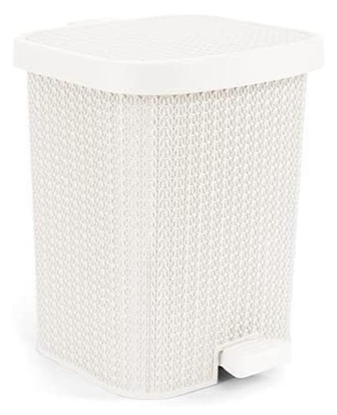 الهلال والنجمة الفضية  سله مهملات بالم كبيرة ابيض، 20 لتر 6221999653156 - Image 1