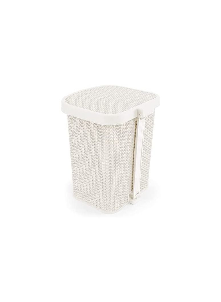 الهلال والنجمة الفضية  سله مهملات بالم كبيرة ابيض، 20 لتر 6221999653156 - Image 2