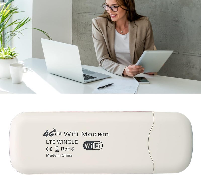 klarako 4G LTE USB Portable WiFi Router, Pocket Mobile Hotspot with USB Powered, WPA WPA2 WiFi Encryption, Travel Hotspot - Image 5