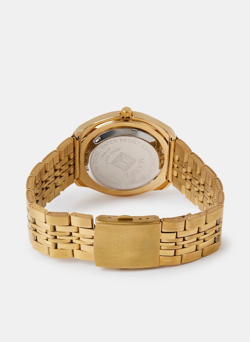 ماكسل ساعة يد Diastar Heritage Premium التناظرية للرجال MX594 - 38 ملم - Image 3