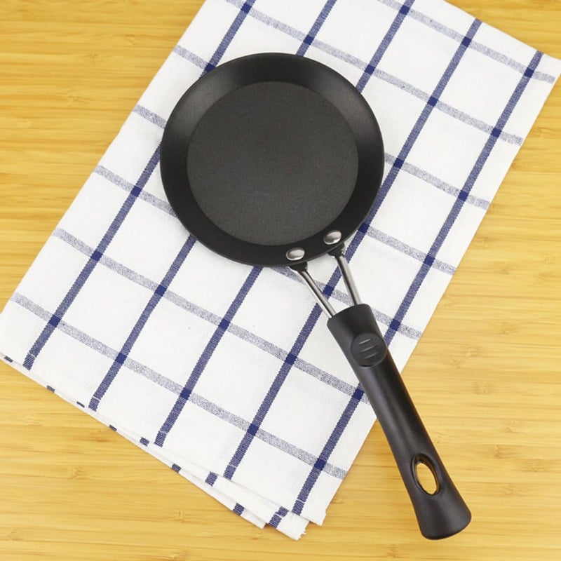Mini Non-stick Frying Pan 12cm Omelette and Egg Pan with Bakelite Handle, Small Cooking Skillet for Home Kitchen and Pancake Making - Image 4