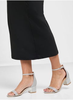 Truffle Block Heel Clip Open Sandal  - Image 5