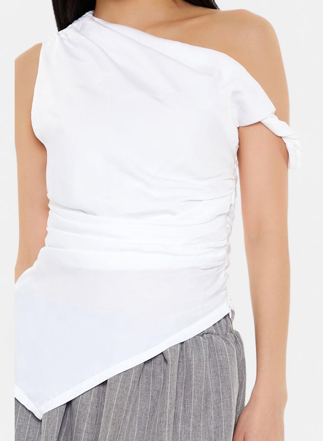 FOREVER 21 Off Shoulder Sleek Blouse - Image 3