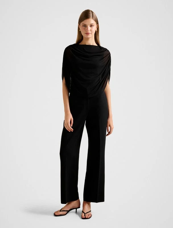 forever new Jtz8121Ft-Black Women's Shirt