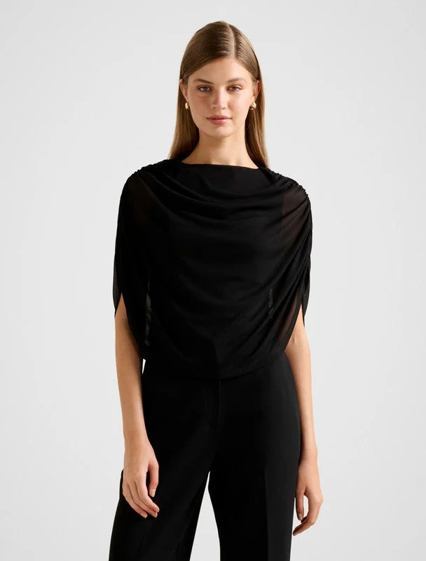 forever new Jtz8121Ft-Black Women's Shirt